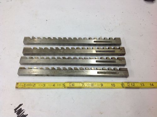 (4) threadwell 1/2-3, 7/16-3, 3/8-3, 5/16&#034;-3  keyway broach, no shims used for sale
