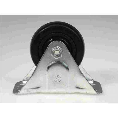 Medium duty rubber wheel industrial caster 3&#034; 1-1/4&#034; trd 175 lb casters 9483 for sale