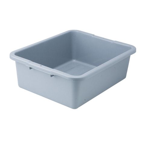 Winco PLW-7G Heavy Duty Dish Box (20.75 in.x16.75 in.x7 in.), Gray