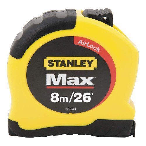 33-948 - Stanley? MAX? 8M/26&#039; x 1&#034; Tape Measure with AirLockTM