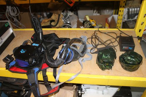 UNUSED SEA SE400 ON DEMAND FACE MASK BREATHING APPARATUS WITH FILTERS