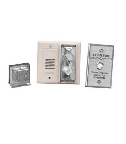 New hotel room annunciator kit 120v ac secondary 24v ac with color white housing for sale