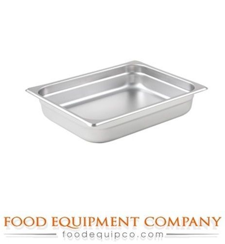 Winco SPJP-202 Steam Table Pan 1/2 size 2.5&#034; deep - Case of 24