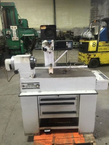 DeVlieg Tool Presetter with Work Head and Optical Comparator