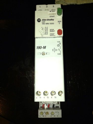 Allen Bradley 140-Mn-1000 Motor Starter W/140-A210 Contact &amp; 100-C09