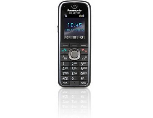 Panasonic kx-udt121 dect 6.0 slim light cordless handset black for sale