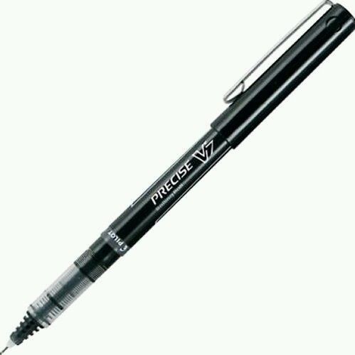 24 PILOT PRECISE V7 Black 0.7 mm ROLLER BALL PENS $35+ Retail