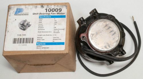 Packard 10009 spci unit bearing motor s58-709 spb9em1 5411 9w 115v 1550 rpm .53a for sale