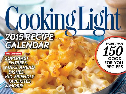 Cooking Light 2015 Good For You 150 Recipe Calendar 4&#034; x 6&#034; Recipe Cards