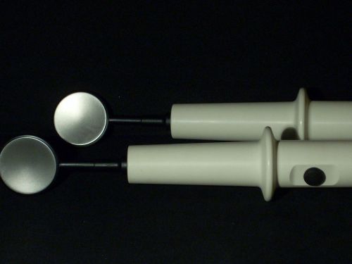 New Zoll 8004-0023 Autoclavable Handles + 8000-0277-05 Paddles Electrodes Spoons
