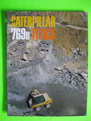 Caterpillar 769B Truck Brochure