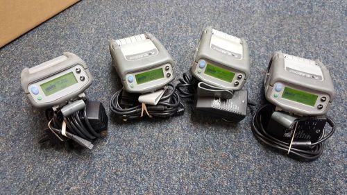Lot of 4 zebra ql 220 plus mobile thermal printers for sale
