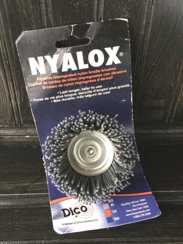 Dico 541-774-21/2 Nyalox Cup Brush 21/2-Inch Grey 80 Grit New