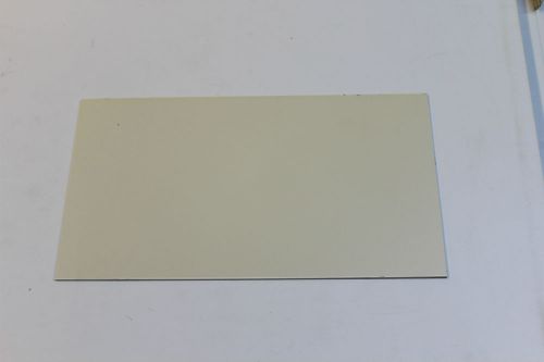 Styrene polystyrene plastic sheet .080&#034; thick 6&#034; x 12&#034;  creme color for sale
