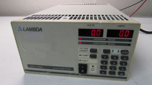 Lambda LLS9060 Regulated DC Power Supply, 0-60V, 14A, 840W, READ