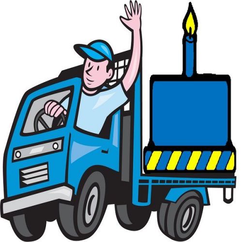 30 Custom Cake Delivery Truck Personalized Address Labels