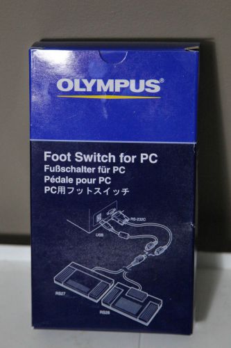 New Olympus RS27 Foot Switch Foot Pedal for PC  BRAND NEW!