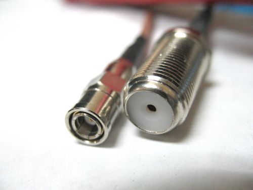 Cbi 005-0016-04 type f female to smb female connector 7&#034; lot of 50 brand new for sale