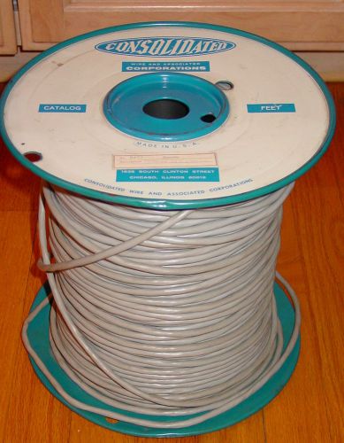 5432 consolidated wire spool 450 ft 22 awg copper 10 conductor unshielded cable for sale