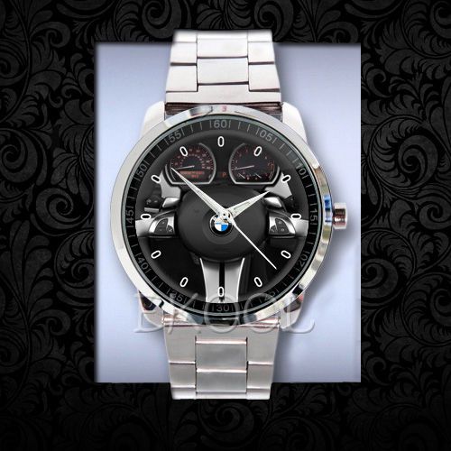 New BMW Z4 Series Roadster Car Racing Steering Whell #287 Sport Metal Watch