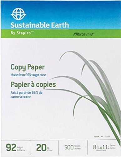Staples sustainable earth sugarcane based multipurpose copy fax inkjet laser for sale