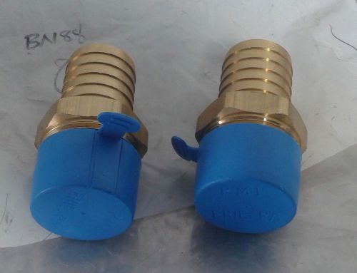 Lot of 2 bn88  male npt x hose barb for sale