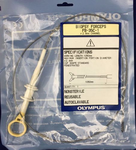 OLYMPUS FB-35C-1 Standard Cup Shaped REUSABLE Biopsy Forceps 2.4mm x 1050mm