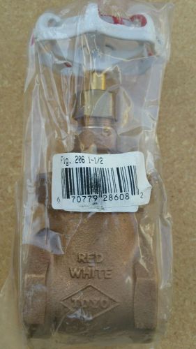 Toyo red white 206 1-1/2&#034;  gate valve   125 s  200 wog brand new!! for sale