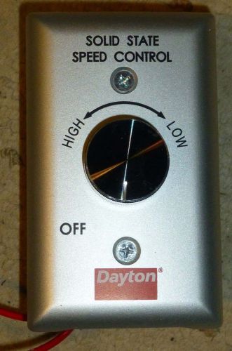 Solid state speed control dayton raffel fsc6-120-day fan controller 6a 120 50/60 for sale