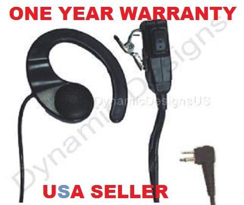 Acoustic tube microphone ptt headset for motorola xtn cls mu cp gp sp uhf vhf for sale