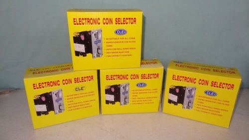Lot of 4 ELECTRONIC COIN SELECTOR &#034;NEW&#034;