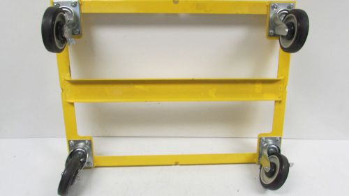 National Cart 8000423 Steel Picking Lug Dolly Yellow