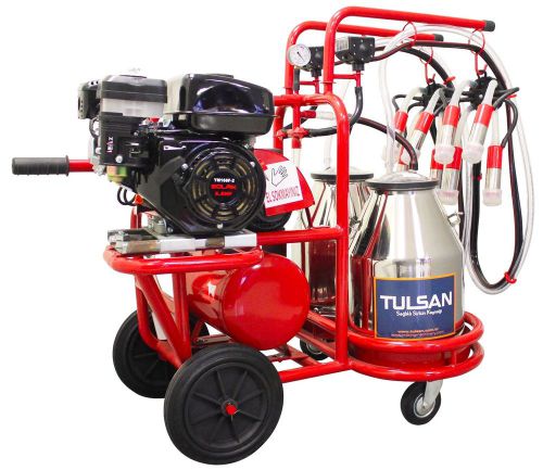 Tulsan Classic Portable Double Milking Machine/Double Bucket (gasoline powered)
