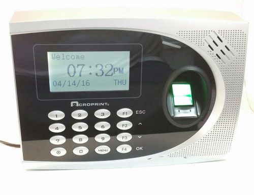 Acroprint Time Q-plus Proximity Attendance System - with Wall Plate - Used -