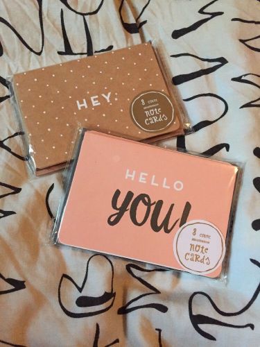 Target One Spot Notecards Coral Hello You And Polka Dot Hey