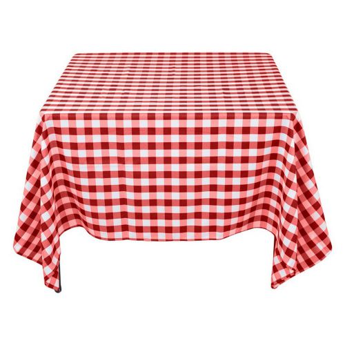 Winco tbco-70r, 52x70-inch red oblong table cloth for sale