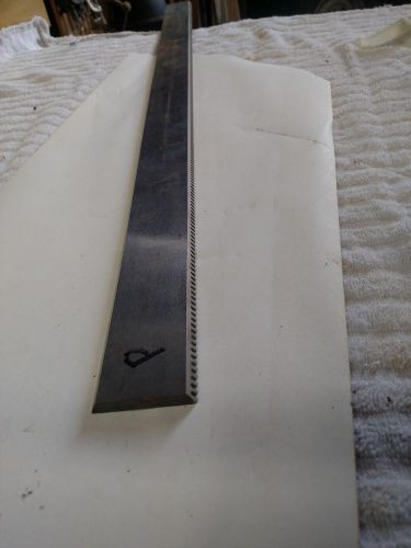 NOS 1pc,1.5&#034; X  24&#034; Beveled Edge Wood Shaper Stock/ Knifes/Blades.