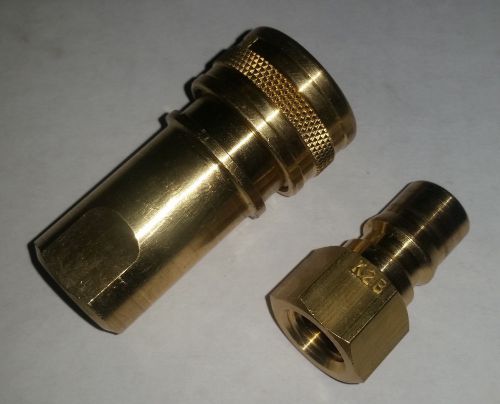 Foster H2B &amp; K2B Brass Quick Disconnect 1/4&#034; NPT Male / Female Attachments
