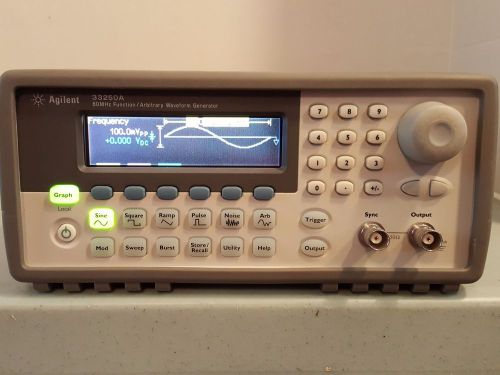 Agilent 33250a  1 uhz to 80 mhz function/arbitrary waveform generator for sale