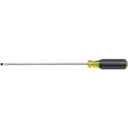 Klein tools screwdriver, cabinet, 1/8x10 in, round 608-10 for sale