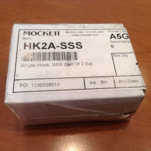 Mocket Single Hook HK2A-SSS (set of 2)