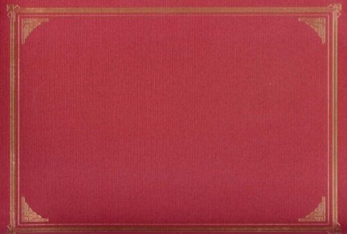 Geographics Red Linen Document Covers, 9.75 x 12.5 Inches, Red Gold Foil, 6 Pack