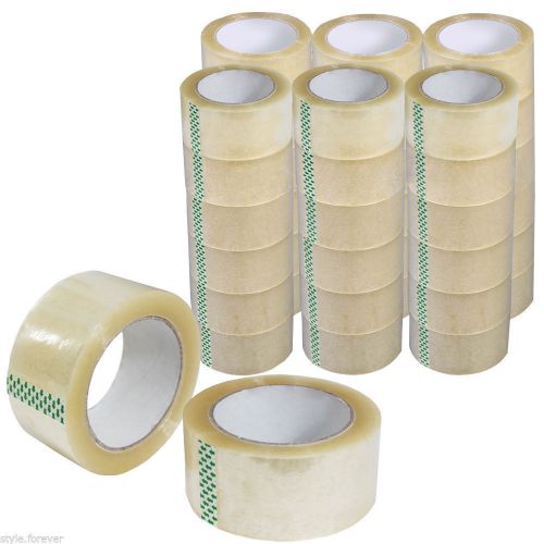 Case Of 24 3 Inch 2 mil 110 Yards Clear Packing Sealing Tape