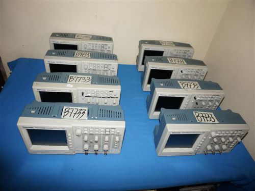 Lot 8pcs Tektronix TDS1002B 60 MHz 1 GS/s 2-CH Digital Storage Oscilloscope SetB
