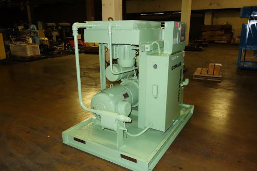 2001 sullair ls12-40l 40 hp rotary screw air compressor for sale