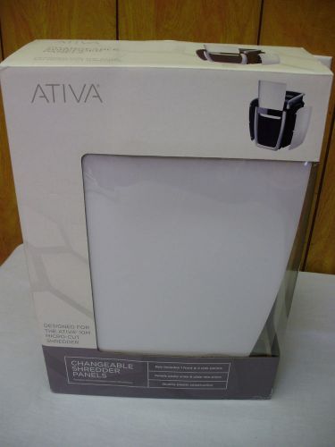 Ativa Changeable Shredder Panels for Ativa 10M Micro-Cut Shredder-White!