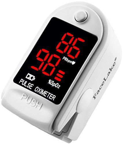 Facelake ? fl400 pulse oximeter with carrying case, batteries, neck/wrist cord - for sale