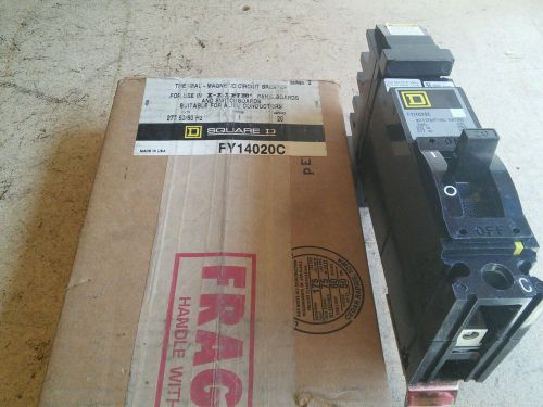 Sq d #fy14020c circuit breaker for sale