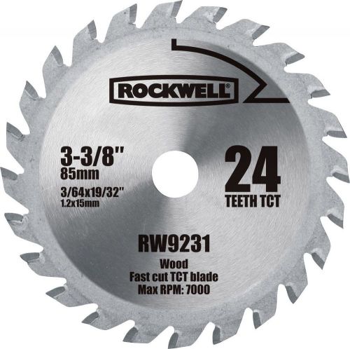 Rockwell rw9231 versacut 3-3/8-inch 24t carbide-tipped circular saw blade for sale