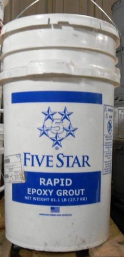 5 star rapid epoxy grout, 61 pounds for sale